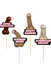 Party Picks Naughty Party Toothpick Toppers (24 Per Pack)