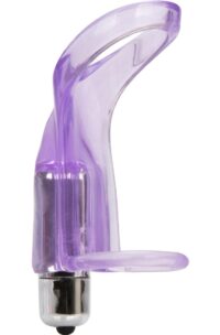 Intimate Pleasure Ring Vibrating Cock Ring - Purple