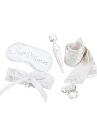 Bodywand Couples Collection Honeymoon Gift Set (5 Piece Set) - White