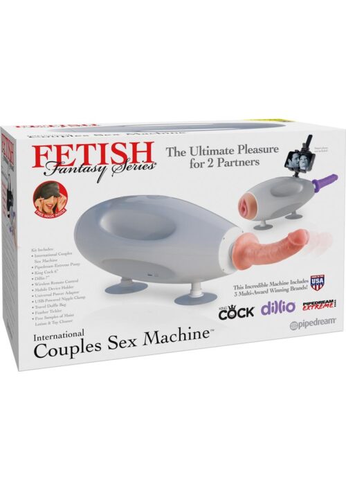 Fetish Fantasy Series International Couples Sex Machine Kit White