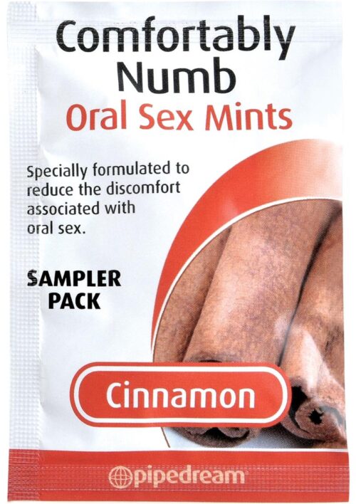 Comfortably Numb Oral Sex Mints Sampler Pack Cinnamon