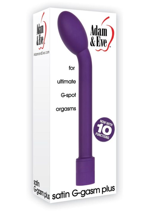 Adam and Eve Satin G-Gasm Plus Vibrator - Purple
