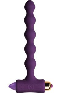 Petite Sensations Pearls Silicone Vibrating Anal Beads - Purple