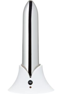 Nu Sensuelle Point Rechargeable Silicone Bullet - Silver