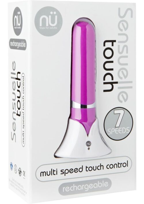 Touch 7 Speed Rechargeable Multi Speed Touch Control Bullet Purple