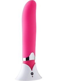 Nu Sensuelle Curve Rechargeable Silicone Vibrator - Pink