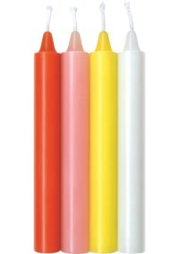 The 9`s - Make Me Melt Warm-Drip Candles 4 Pack - Pastel