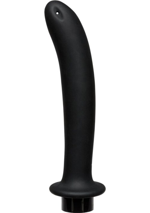 Kink Flow Extra Deep Silicone Anal Douche Accessory Black