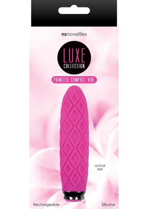 Luxe Collection Princess Rechargeable Silicone Compact Vibe - Pink