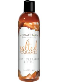 Intimate Earth Oral Pleasure Glide Lubricant Salted Caramel 4oz