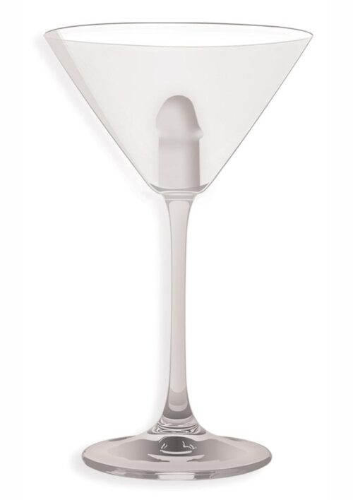 Light Up Martini Weenie Glass - Clear