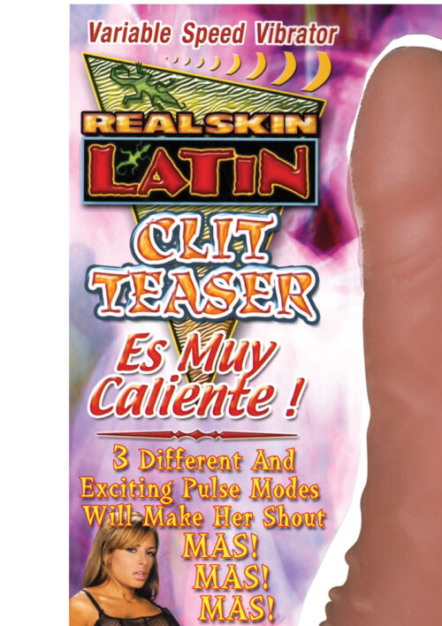 Real Skin Latin Clit Teaser Vibrator - Caramel