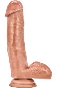 Loverboy The Kingpin Dildo with Balls 7in - Caramel