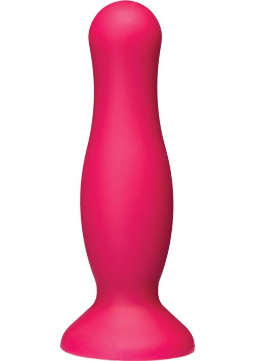 American Pop Mode Silicone Anal Plug Pink 4.5 Inch