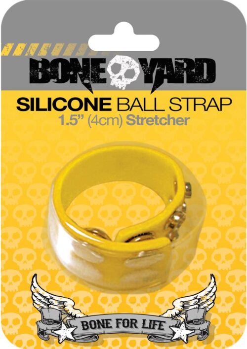 Boneyard Silicone Ball Strap 1.5in Stretcher - Yellow