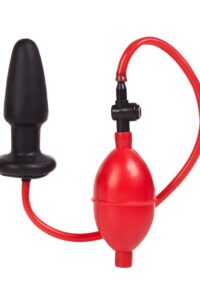 Expandable Butt Plug Black and Red