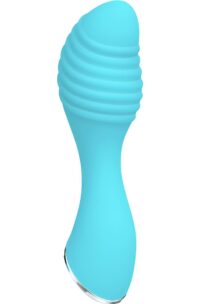 Little Dipper Rechargeable Silicone Vibrator - Aqua