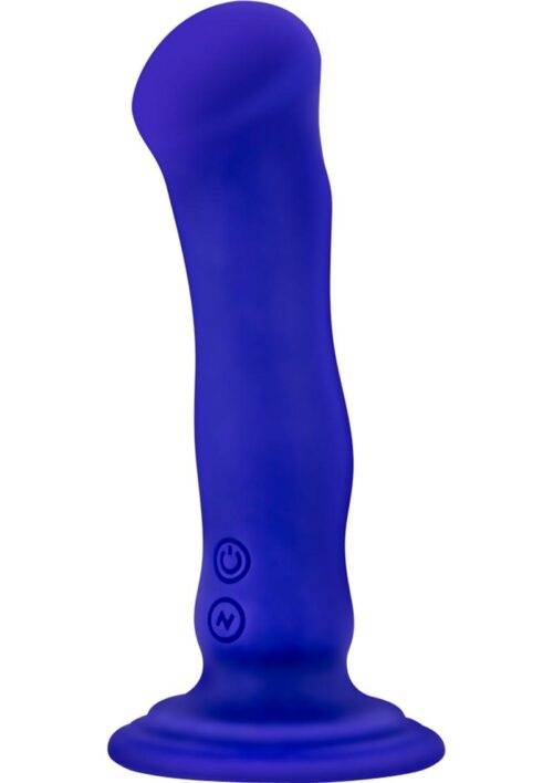 Nude Impressions 01 Silicone Rechargeable Vibrating Dong Waterproof Purple