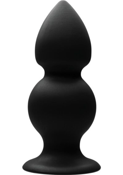 Tom Of Finland Weighted Silicone Anal Plug - Black
