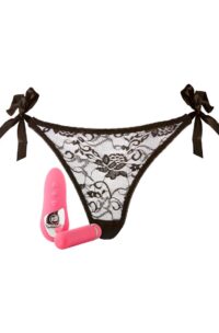 Nu Sensuelle Pleasure Panty Vibe Rechargeable Silicone Remote and Bullet - Pink