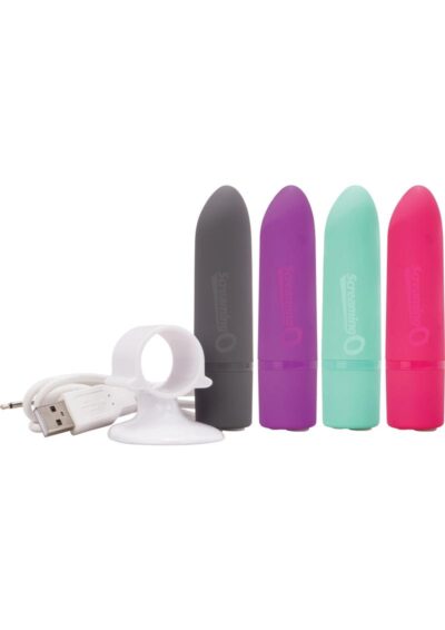 Charged Positive Rechargeable Waterproof Vibe (12 per box) - Assorted Colors