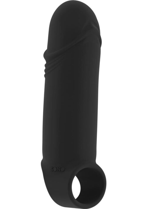 Sono No 35 Stretchy Thick Penis Extension -Black
