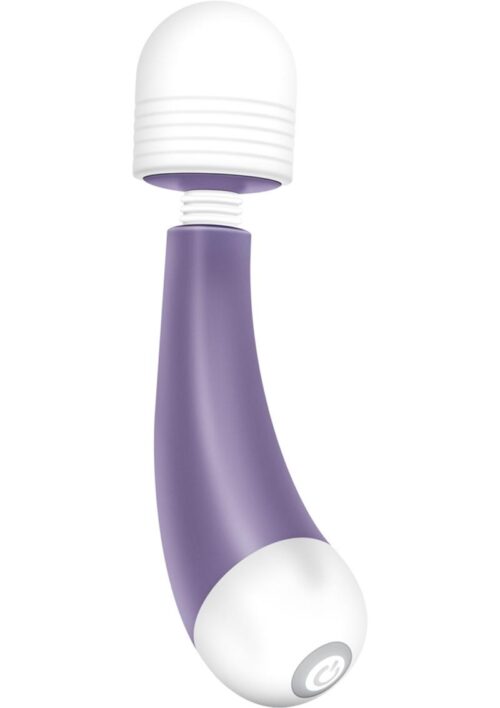 Noje W3 Mini Wand Rechargeable Silicone Massager - Wisteria