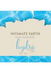 Intimate Earth Hydra Natural Glide Water Based Natural Plant Cellulose Lubricant 3ml