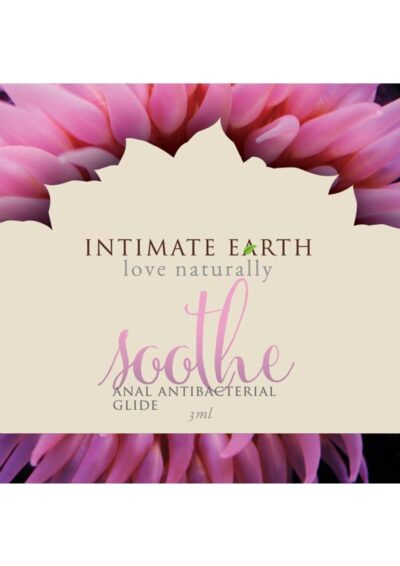 Intimate Earth Soothe Antibacterial Anal Glide Lubricant Guava Bark Extract 3ml Foil