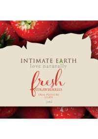 Intimate Earth Natural Flavors Glide Lubricant Fresh Strawberries 3ml Foil