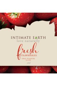Intimate Earth Natural Flavors Glide Lubricant Fresh Strawberries 3ml Foil