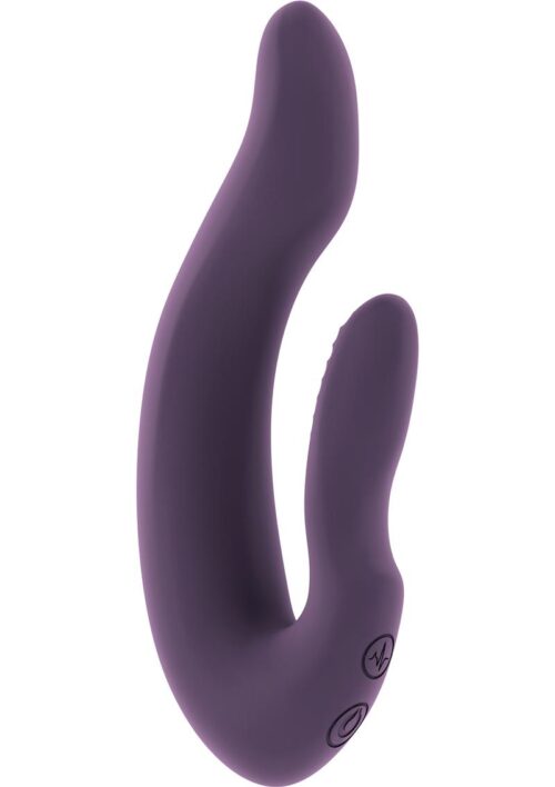 Jil Hayden Flexible Couples Rabbit Silicone Rechargeable Vibrator - Purple