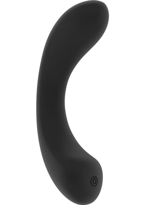 Jil Olivia Flexible Silicone Rechargeable Vibrator - Black