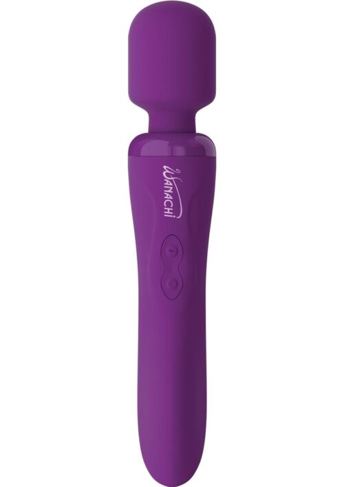 Wanachi Body Recharger Silicone Rechargeable Wand Massager - Purple