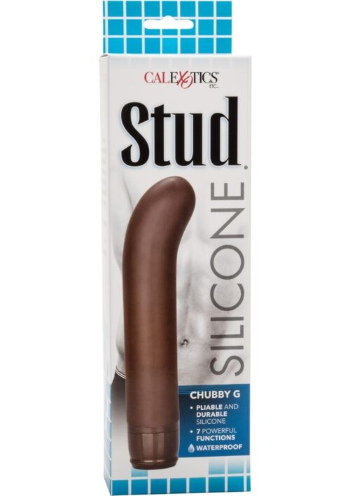Silicone Chubby G Vibrator - Chocolate