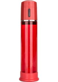 Advanced Fireman`s Pump Fully Automated One-Hand Control Penis Pump Red