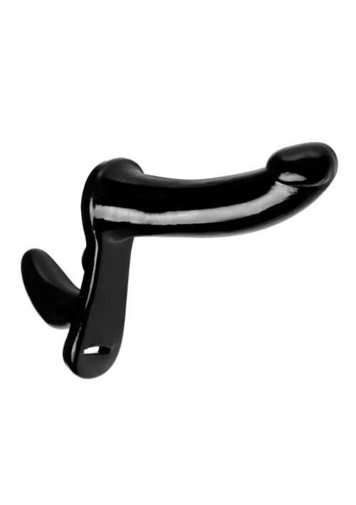 Strap U Plena Double Penetration Adjustable Strap on Harness - Black