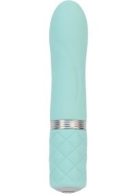 Pillow Talk Flirty Rechargeable Silicone Bullet - Teal