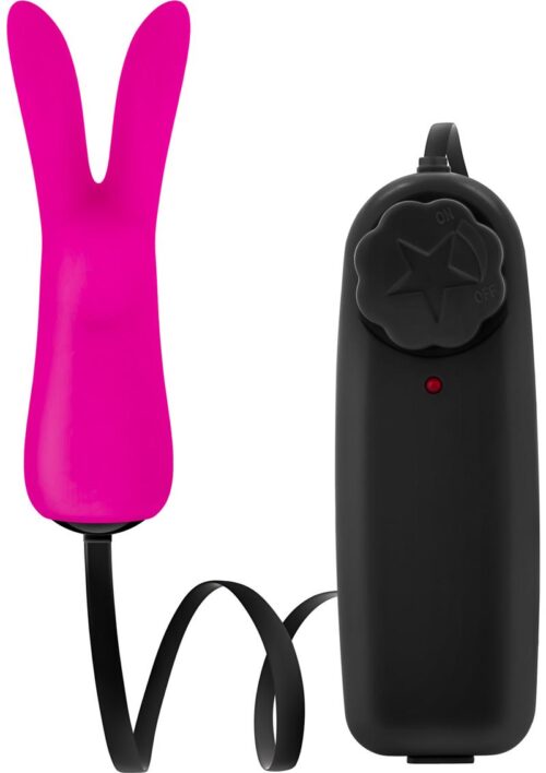 Luxe Rabbit Teaser Silicone with Remote Control - Fuchsia