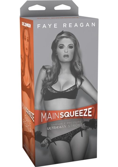Main Squeeze Faye Reagen Ultraskyn Masturbator - Pussy - Vanilla