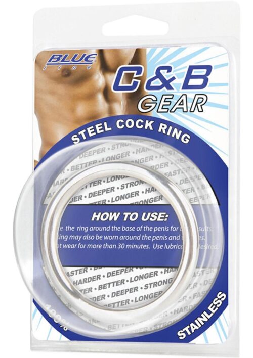 CandB Gear Steel Cock Ring 2in Diameter