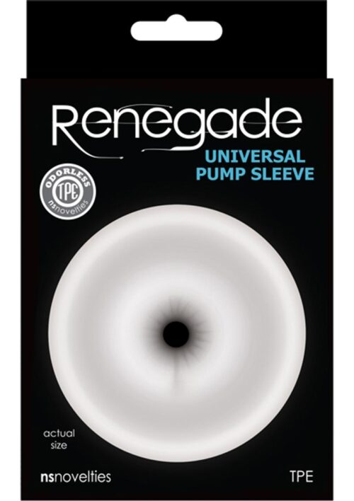 Renegade Universal Pump Sleeve - Anal - Clear