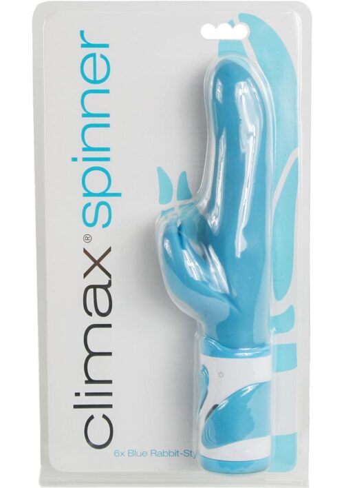 Climax Spinner Rabbit Vibrator - Blue