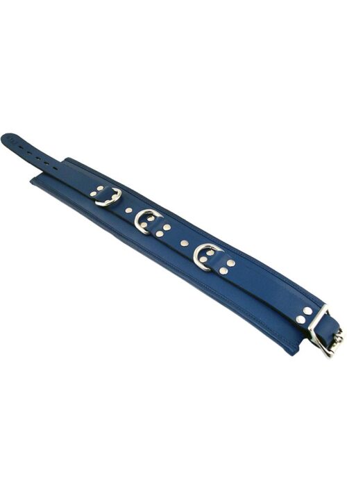 Rouge 3 Ring Padded Collar Blue