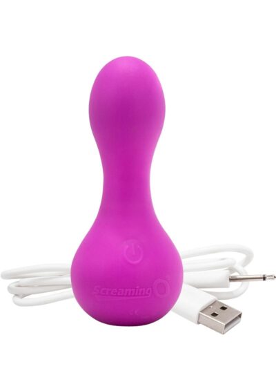 Moove USB Rechargeable Flexible Silicone Vibe Waterproof Purple