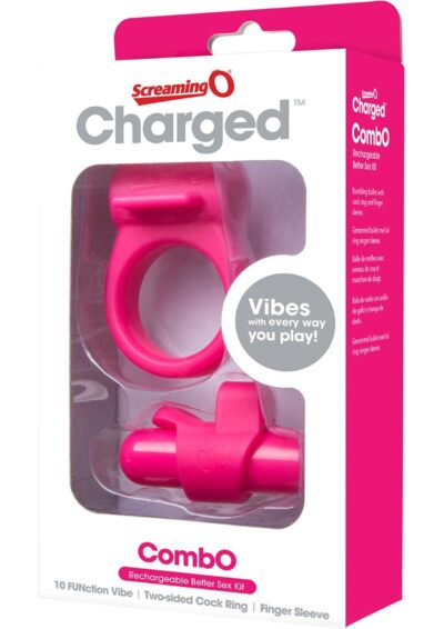 Charged Combo USB Rechargeable Silicone Kit #1 Waterproof - Pink