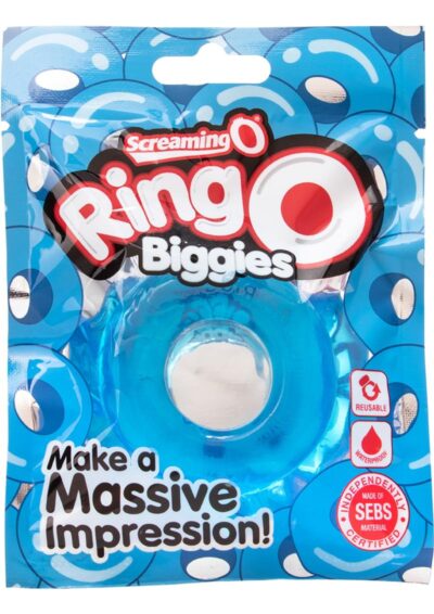 RingO Biggies Cock Ring Waterproof - Blue