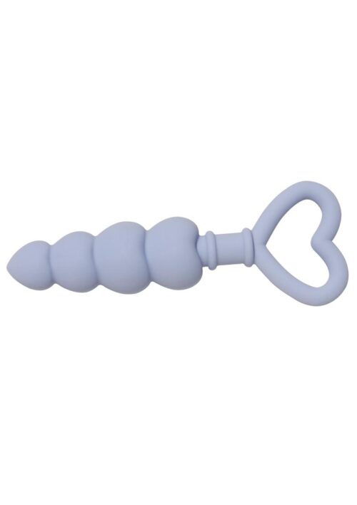 Sex In The Shower Silicone Heart Beads - Blue