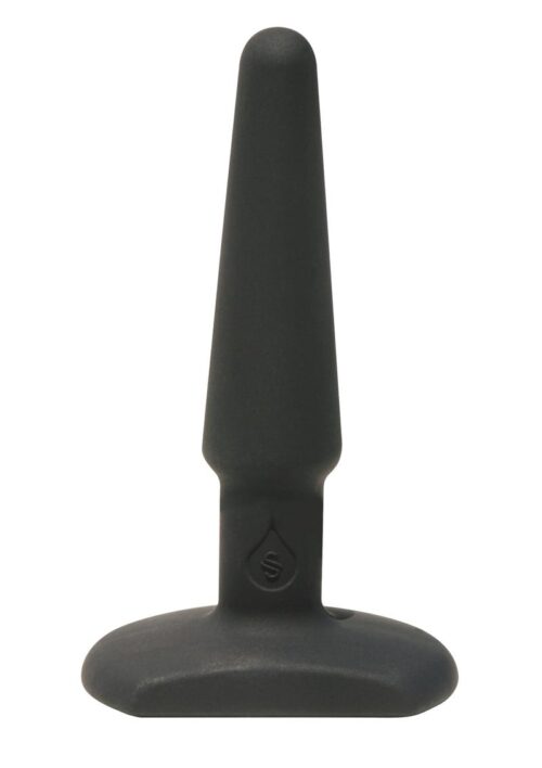 Sex In The Shower Silicone Plug - Black 4.25in