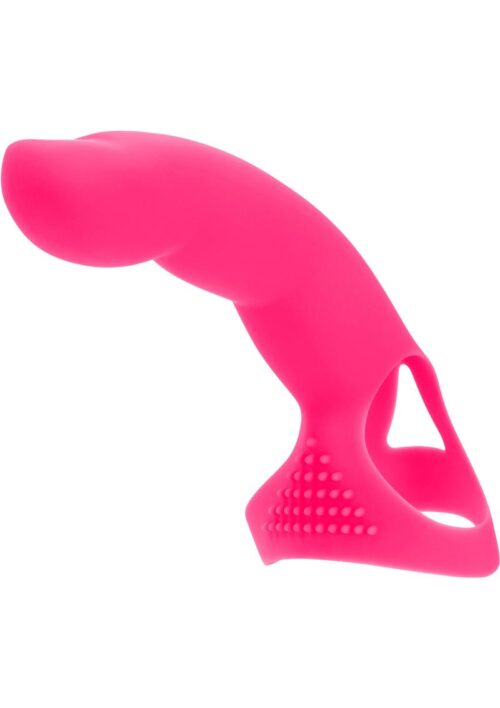 Simple and True Extra Touch Finger Silicone Finger Massager - Pink